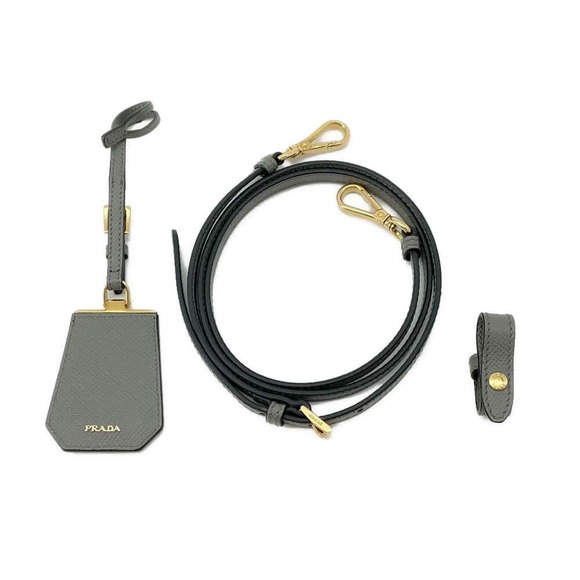 Prada Saffiano Doubre Handbag Black - Picture 15 of 15